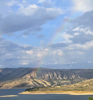 Rainbow over Dillon Pinnacles