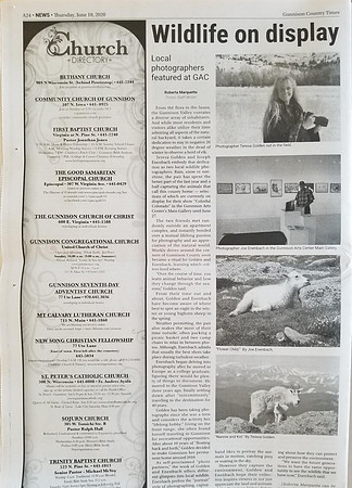 Newspaper interview