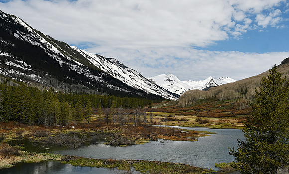 Slate River in early spring