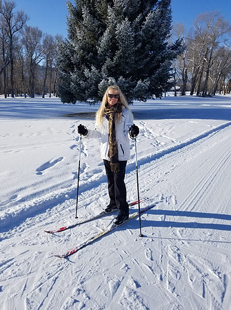 cross country skiing gunni golf course