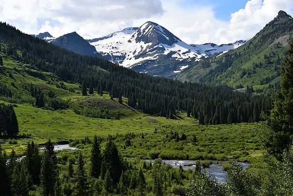Majestic Mountain Scene, Mineral Point, Crested Butte