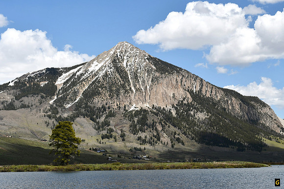 Crested Butte from western view